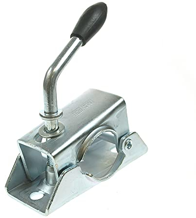 Maypole 48 mm Steel Split Clamp Suitable for 48 mm Jockey Wheels and Prop Stands Zinc Plate Finish