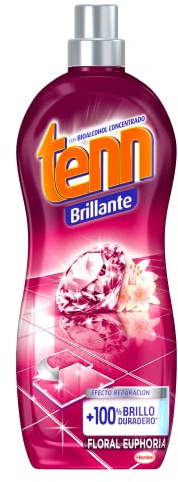 Tenn Brillante Floral Euphoria - Limpiador para suelos de mármol o baldosas. Efecto reparación y brillo 100% duradero en superficies dañadas - Secado rápido y baja espuma 1,25 Litros