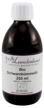 Lunderland Bio-Schwarzkümmelöl - 250ml = 1Pack | aus biologischem Anbau, DE-ÖKO-003