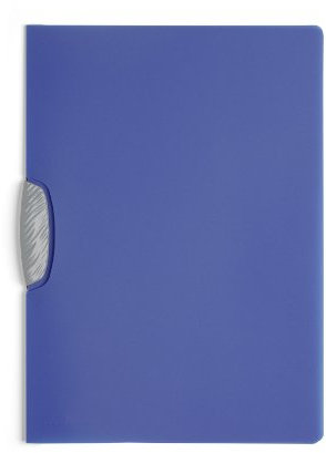 Durable Klemm-Mappe Swingclip Color aus PP, bis zu 30 Blatt, DIN A4, 25-er Packung, blau, 226606
