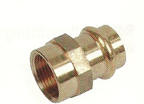Rotguss Pressfitting Übergang 28 x 1“ Innengewinde Presskontur V