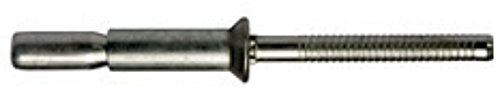 6.4 X 16.0 mm 250 Stück Alu / Alu Hochfeste Struktur Blindnieten Senkkopf Dichtnieten Nieten