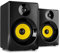 VONYX SMN40B Enceintes Monitoring - Paire d'Enceintes de Studio 4”, Puissance 100 Watts Max, Réglages Graves et Aigus, Qualité Idéale pour Mastering en Studio
