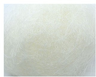 Decpero Sisalgras I Weiss supergebleicht I 300 Gramm I Flachshaar