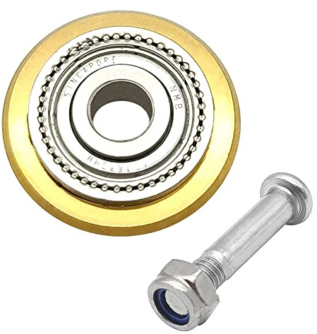 KtbeYTi Fliesenschneider Rad 50000M Wolframkarbid Fliesenschneidrad Tile Cutting Wheel for Cutting Tiles Glass（Golden, 24 x 6 x 6mm）