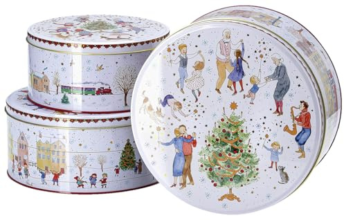Hutschenreuther Sammelkollektion 23 Weihnachtsklänge Set 3 Plätzchendosen