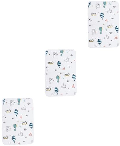 FRCOLOR 3stücke wasserdichte Haustierunterlage Atmungsaktive Urinmatte Mit Rutschfester Silikonbasis Für Hundetraining Und Stylisches Design Mit Cartoon-Muster Lagige Konstruktion Für