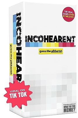 Incohearent Adult Party Game Edition 2, The Party Card Game Where You Compete to Guess The Gibberish, For Ages 17+
