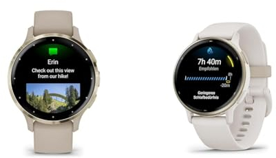 Garmin Venu 3S – GPS-Fitness-Smartwatch mit Bluetooth Telefonie und Sprachassistenz & Vivoactive 5 AMOLED GPS Smartwatch mit Fitness- und Gesundheistfunktion