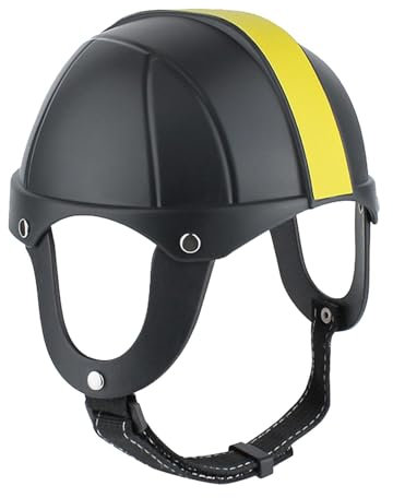 Pruojhw Schutzhelm für Hunde | Schutzhelm für Haustiere, Motorrad-REIT-Sicherheitshut | Stilvoller Sicherheits-Haustierhut, Fahrrad-Außenschutzhut zum Spazierengehen und Reiten im Freien