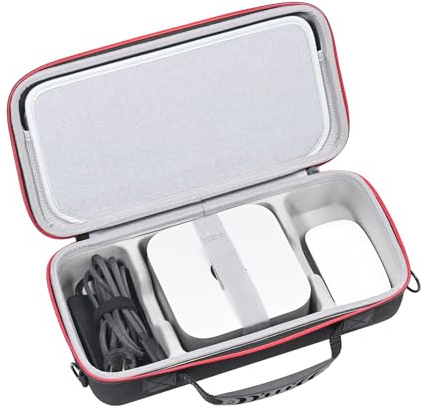 RLSOCO Custodia per Apple Mac Mini M5/M4/M4 pro chip desktop computer(Il coperchio superiore può contenere la tastiera magica con non-numero e il pad magico)