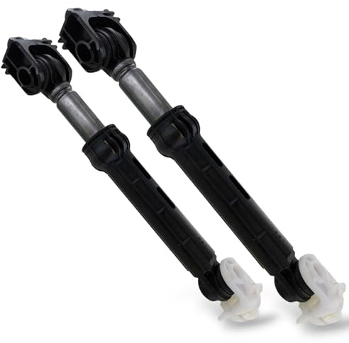 DEKAROX Lot de 2 amortisseurs 125N pour Whirlpool Bauknecht 480111102361 Indesit C00313078 250/165 mm pour machines à laver comme WA Platinum WA Plus WA Sensitive AWOC AWID AWOV WWDC FSCR DLC