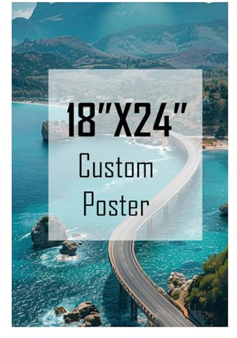 GZZFXXD Custom Canvas Prints from Your Photo - 18x24 Inch Personalized Poster, Unframed Wall Art for Home Decor, Upload Any Image for Customization