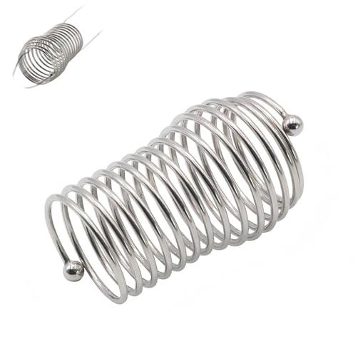 Stainless Steel Stretch Ring with Curved Design for gentler use (UKF86) (M) | Men's Stretch Training Ring