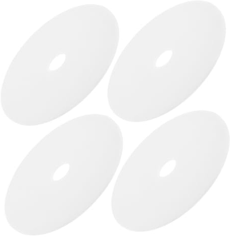 SEWOART 4Pcs Toilet Brush Anti-Fouling Tablets Odor Blocking Pads Toilet Bowl Brush Refills for Bathroom Cleaning System