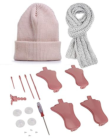 Knitting Machine Accessories, Round Loom Machine Attachments Portable Looms Machines Wire Rack Needle Kit for Sentro 22 40 48 Jamit