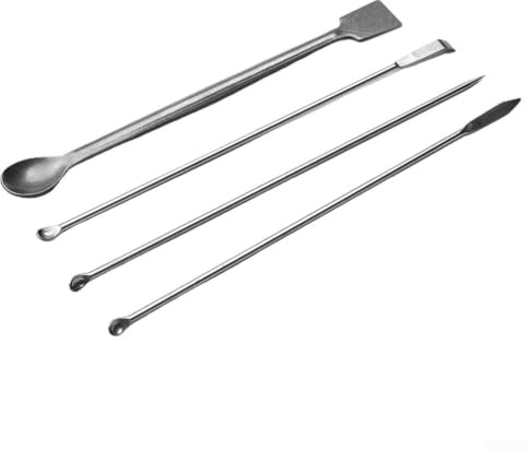 Set di spatole da laboratorio in acciaio inox, perfetto per esperimenti di laboratorio