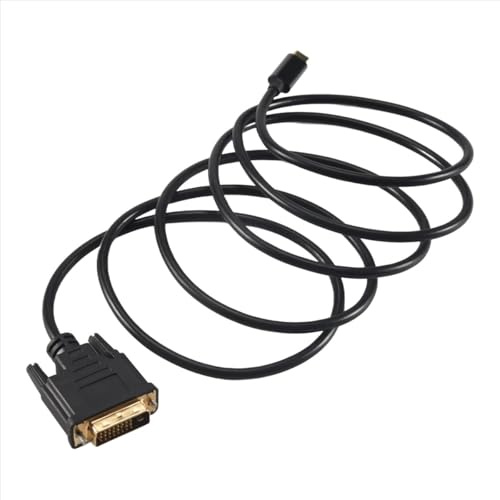 Lafeier Cable USB tipo C a DVI tipo 24+1 adaptador 4K 30Hz (1,8 m) para 3 Pro 2017/2016