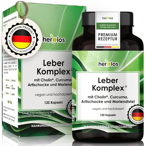 HERBIOS Leber-Komplex mit Mariendistel Artischocke & Curcuma