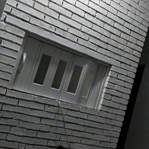 Fenster Kleines Faltschiebefenster mit Griff, Ersatz-Akkordeonfenster für Dachboden, Küche, Keller, WC, Flexible Schiebefenster für Gartenhäuser(60x80cm/24x32in)
