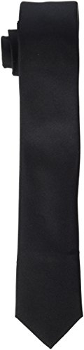 Seidensticker Herren Krawatte Schmal Krawatte, Schwarz (39), Einheitsgröße