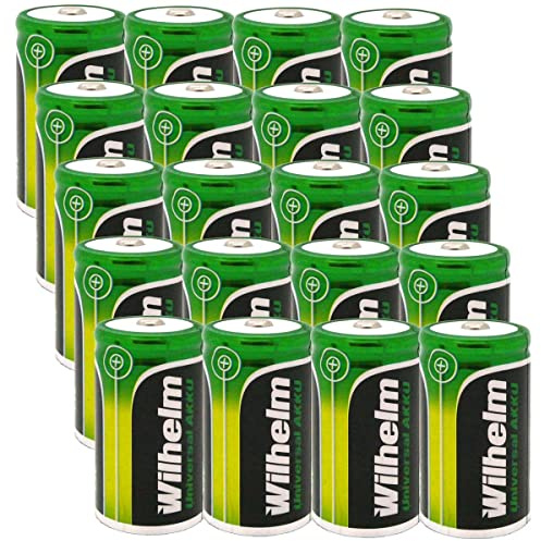Wilhelm Baby C Akkus Universal NiMH 4500 mAh 1,2V HR14 MN1400 – 20 Stück