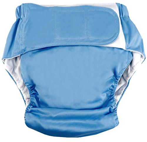 FERCAISH Pañal de tela reutilizable para adultos, lavable e impermeable, protección contra la incontinencia de ancianos, ropa interior con máxima absorción para el cuidado de la incontinencia de