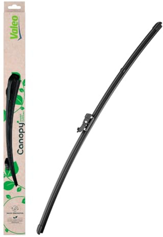 Valeo CANOPY – CAN86 – platt balkmopp baserat på naturliga och återvunna material – längd: 650 mm fram (ingår: 1 vindrutetorkare)