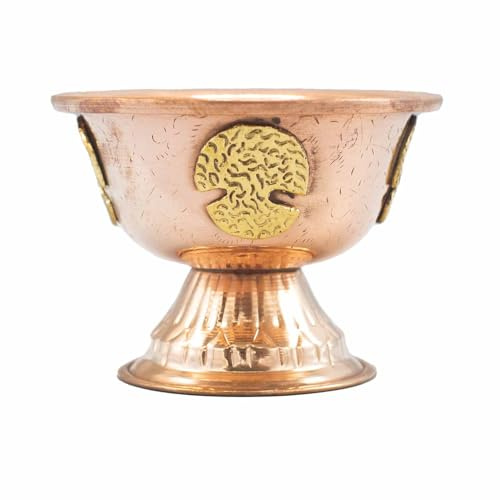 Kupfer-Ritualschale, Kelch oder Kelch: Verbessern Sie Ihre Hexerei, Zaubersprüche, Altar, heidnische und Wicca-Rituale (Baum des Lebens, Kelch)
