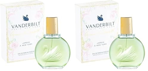 Gloria Vanderbilt Jardin à New York EDP en pulverizador de perfumes para mujer, 100 ml (Paquete de 2)