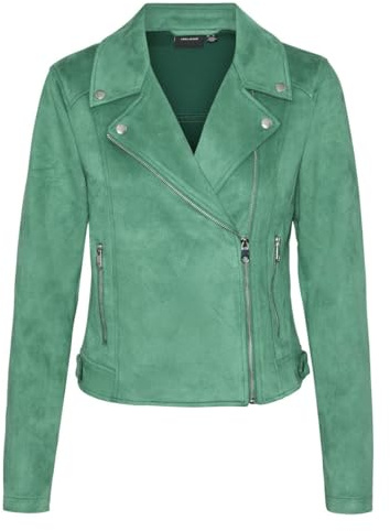 VERO MODA VMJOSE NOOS Veste courte en daim synthétique pour femme, bosphorus, taille M, Bosphorus., M
