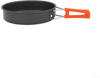 Aluminiumoxid Camping-Kochpfanne, antihaftbeschichtet, platzsparendes faltbares Design (mittel)