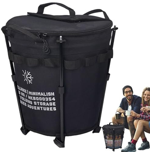 Isolierter Eiseimer für Camping, faltbar, Kühlkübel, für Party, 20 l – tragbare Kühltasche mit wasserdichter Innenschicht zum Trinken
