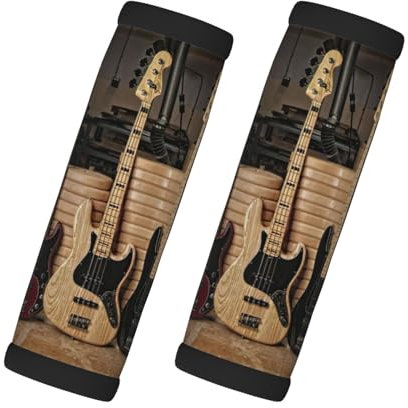 Gepäckgriffbandagen für Koffer, Gitarren, Bass, Musik, Musikinstrumente, 2 Stück, Neopren, Reisetasche, Gepäckkennzeichnungen