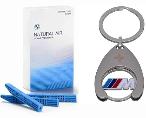 BMW Innenraumduft Nachfüllset Relaxing Ocean Natural Air Refill 3 Duftsticks + Einkaufschip