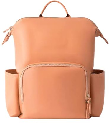 Tewzafiya Windelrucksack aus Leder für Frauen, Windeltasche für Leder-Rucksack, Reisetasche für Kinder | Windelrucksack aus wasserdichtem PU-Leder große Organisationstaschen für