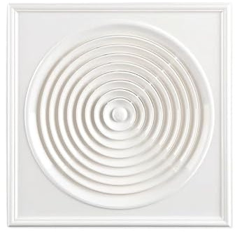 cfycfy987 Ventilation Fan 30 * 30 * 10cm Kitchen Bathroom Ceiling Ultra-Thin Ventilation Fan Integrated Ceiling Silent Exhaust Fan Bathroom Fan Extractor