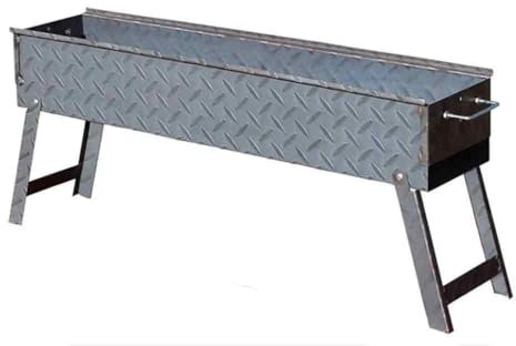 Barbecue portatile - Barbecue a carbone spesso e robusto senza fumo for casa, all'aperto, campeggio, picnic(80cm*18cm)