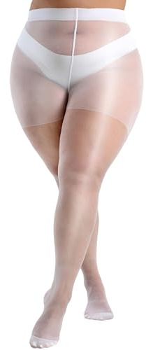 HeyUU Strumpfhosen damen grosse grössen 20Den Elastisch Curvy Strumpfhosen XL-4XL
