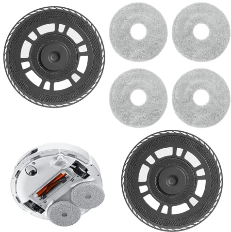 Panni mocio con supporto di ricambio, panni con supporto di ricambio, accessori per DreameL10S PRO Ultra/X30/S10 Plus Roboterarm-Version/X40, pezzi di ricambio per