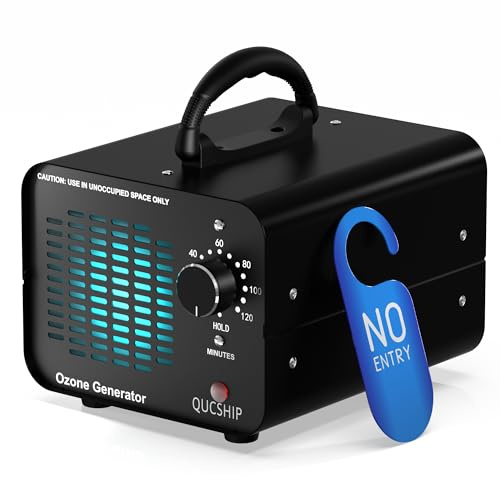 Ozono 98000 mg/h generatore di ozono industriale, ozonizzatore con timer per stanze, generatore di ozono per auto, appartamento, fumo, odori di animali domestici e odori