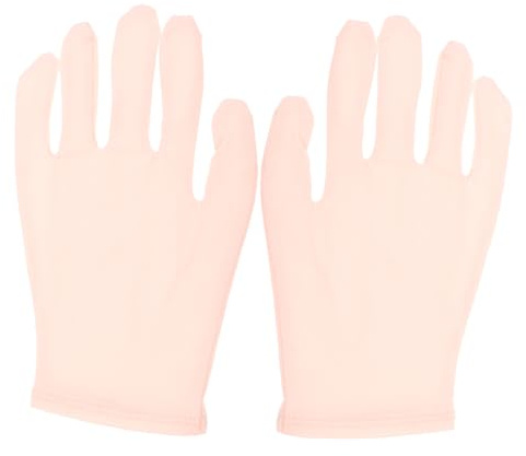 Beatifufu Guantes Hidratantes de Mano Reutilizables y Duraderos Cuidado con de Bambú para Protección y Reparación de Color Rosa