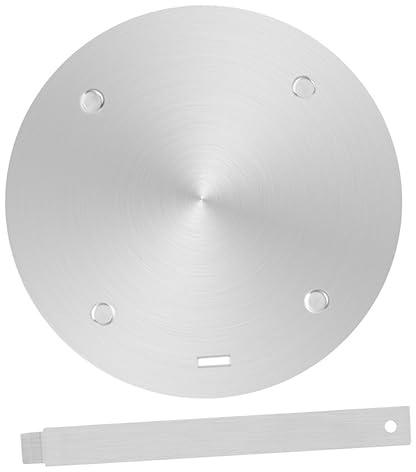 Cabilock Plaque Diffuseur de Chaleur Acier Inoxydable pour Cuisson Gaz et Électrique Adaptateur Induction Répartiteur Thermique