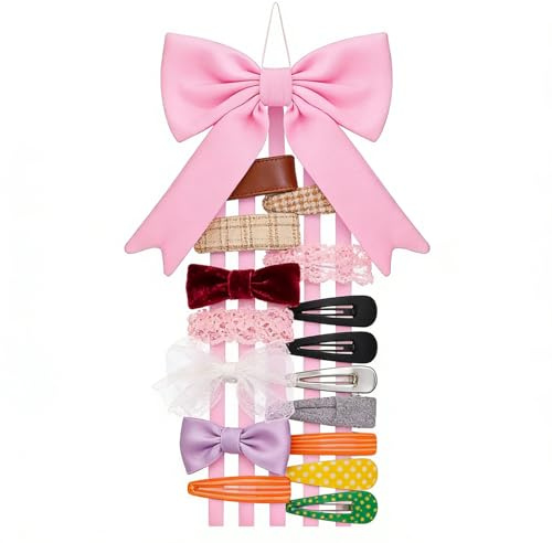 Portacipelli Supporto a Forma di da Parete per Fermagli | Organizzatore Fermagli per Capelli Per Donna Ragazza Accessorio Parete Camera da Casa Decorazione