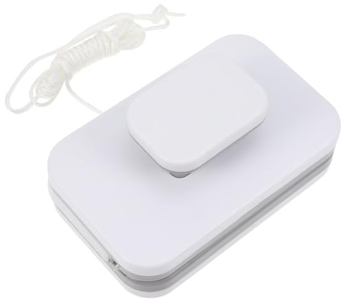 CHILDWEET Limpiacristales Magnético Doble Cara para Limpieza de Ventanas Difíciles Diseño Desmontable y Cuerda de Seguridad para Uso en Hogares de Varios Pisos