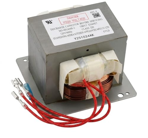 Transformador de alto voltaje para horno microondas MD-903AMS-1 120V/60Hz Clase 240 apto para Whirlpool, Kenmore, GE, LG, Hamilton Beach Micowave piezas de repuesto