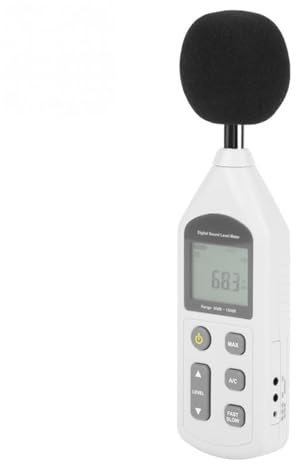 Misuratore di decibel, Fonometro digitale Pratico mini fonometro Strumento professionale for la misurazione del rumore