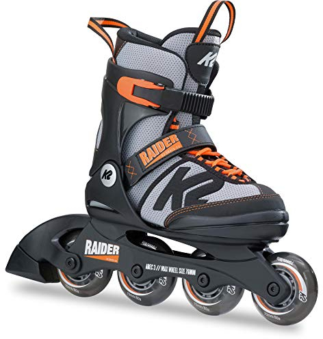 K2 Raider – Black - Grey - orange – 30B0201 Inline Skates Kinder Jungen Black - Grey - Orange M (EU: 32-37 / UK: 13-4 / US: 1-5)