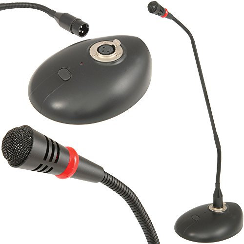 Conference Paging Condenser Microphone –Desk Top Tannoy Gooseneck Unidirectional