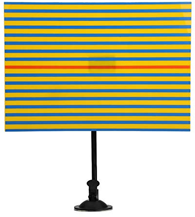 Qiilu Comprobación de Reflector Line Board del LED Herramientas de abolladuras de reparación sin pintura Color amarillo y azul